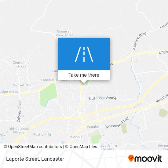 Mapa de Laporte Street