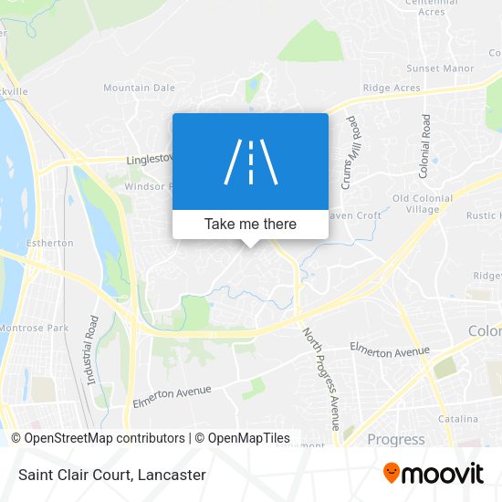 Mapa de Saint Clair Court
