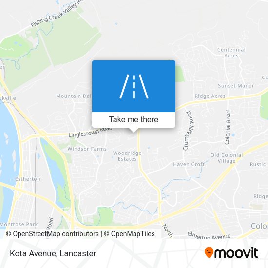 Mapa de Kota Avenue