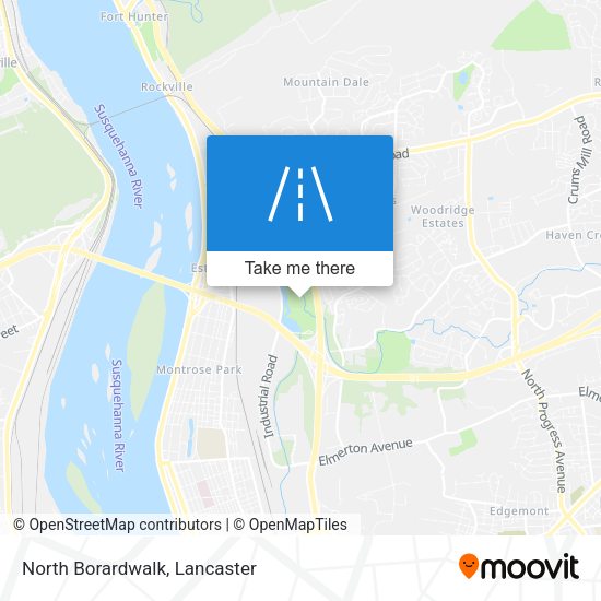 Mapa de North Borardwalk