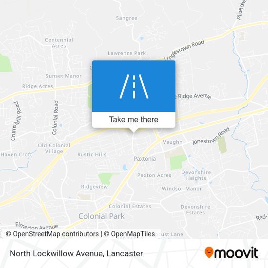 North Lockwillow Avenue map