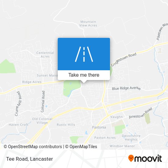 Mapa de Tee Road
