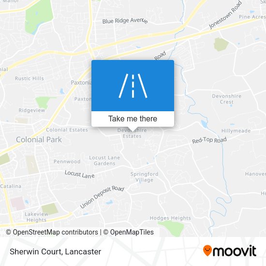Mapa de Sherwin Court