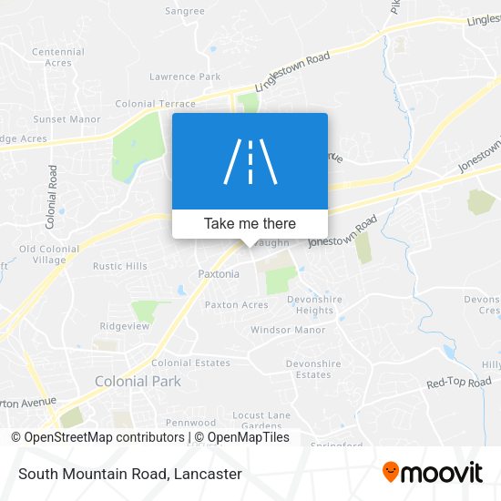 Mapa de South Mountain Road