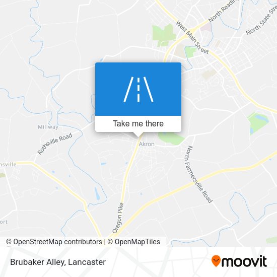 Mapa de Brubaker Alley