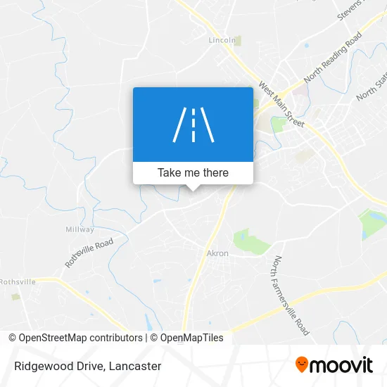 Ridgewood Drive map