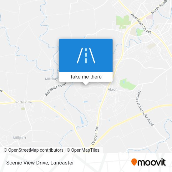Mapa de Scenic View Drive
