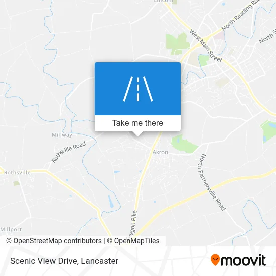 Scenic View Drive map