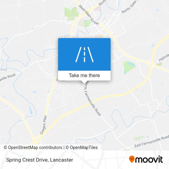 Mapa de Spring Crest Drive