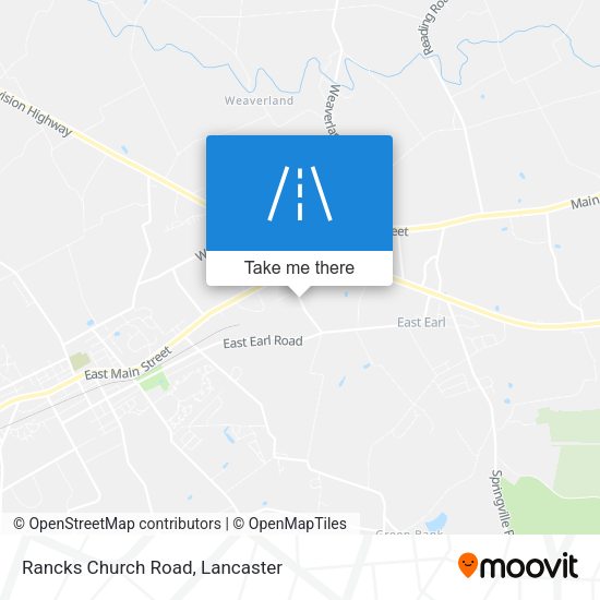 Rancks Church Road map