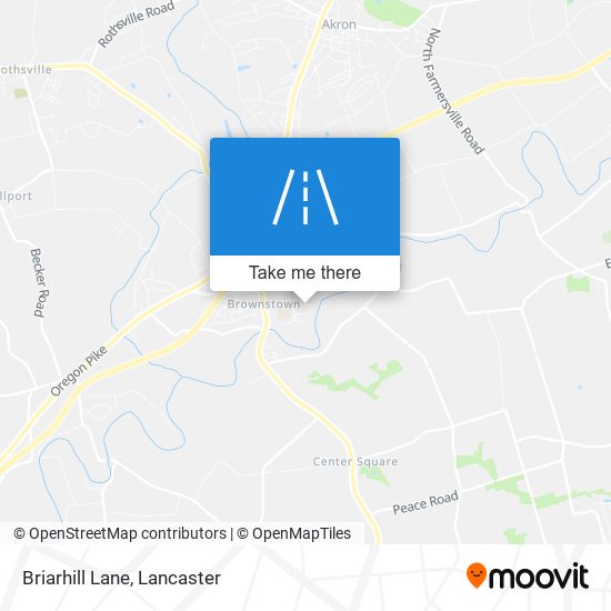 Briarhill Lane map