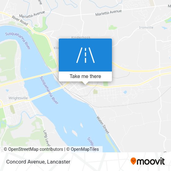 Mapa de Concord Avenue