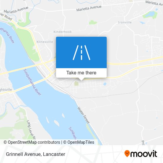 Mapa de Grinnell Avenue