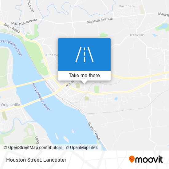 Houston Street map