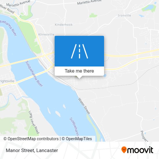 Mapa de Manor Street