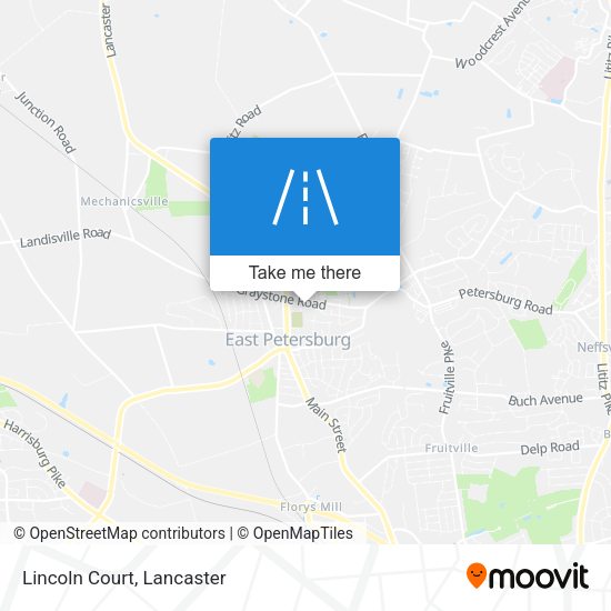 Mapa de Lincoln Court