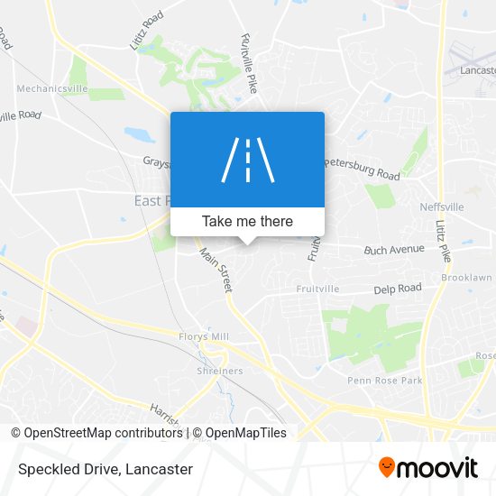 Mapa de Speckled Drive