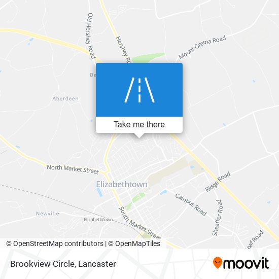 Brookview Circle map