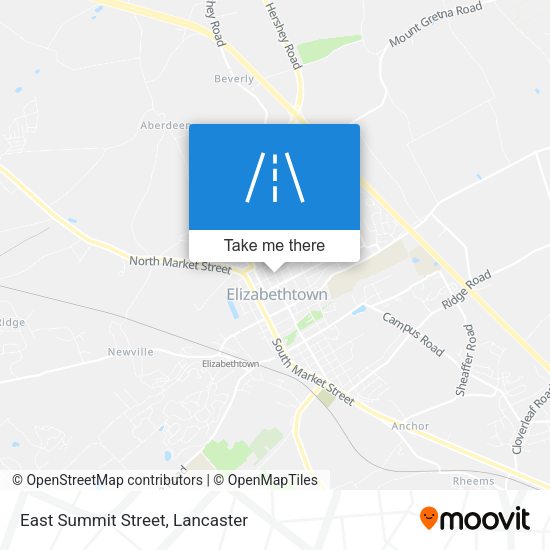 Mapa de East Summit Street
