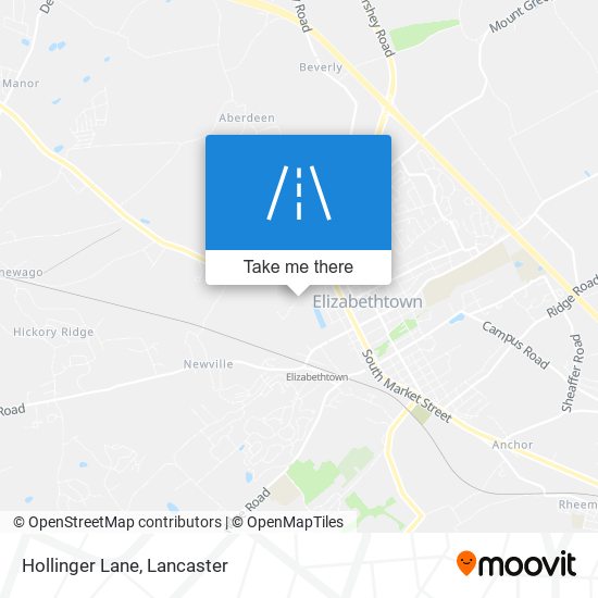 Mapa de Hollinger Lane