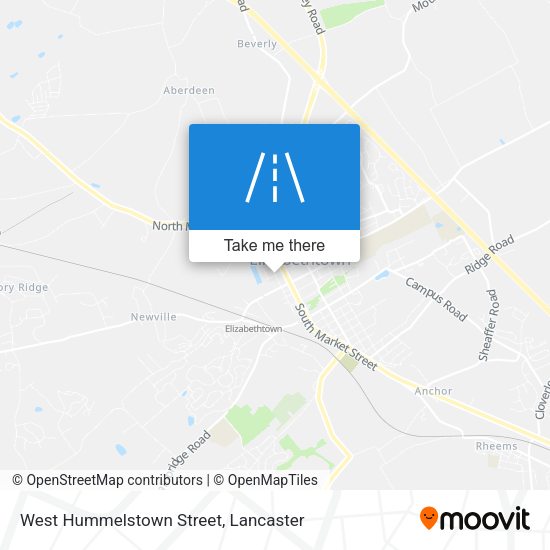 Mapa de West Hummelstown Street
