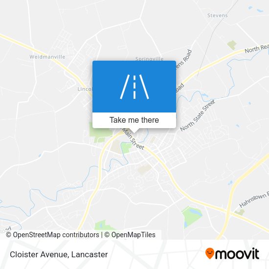 Mapa de Cloister Avenue
