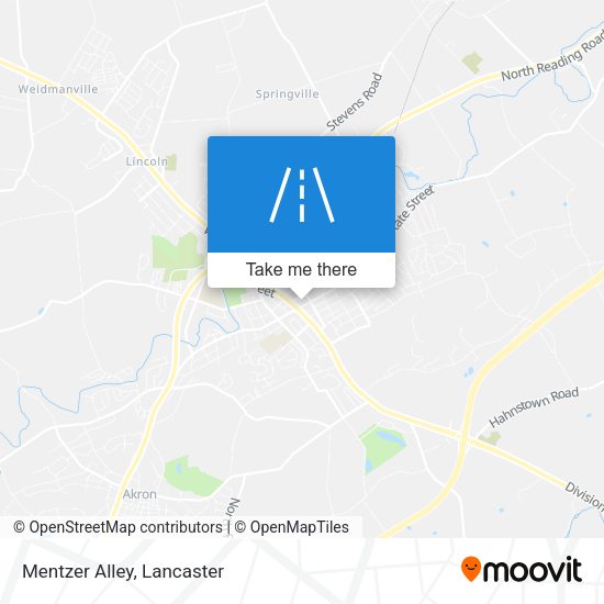 Mapa de Mentzer Alley