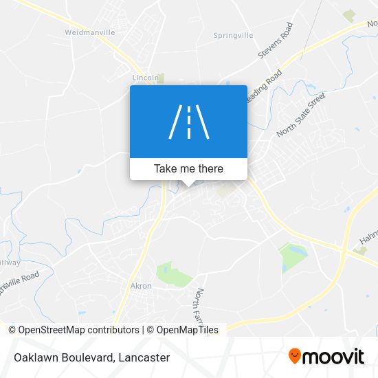 Oaklawn Boulevard map