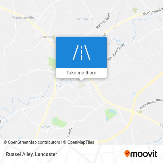 Mapa de Russel Alley
