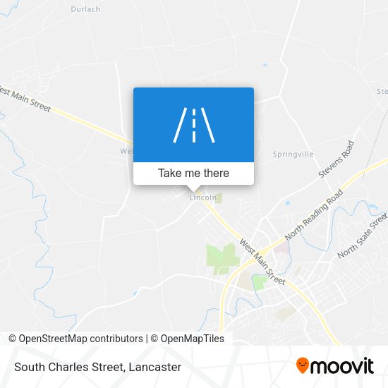 Mapa de South Charles Street