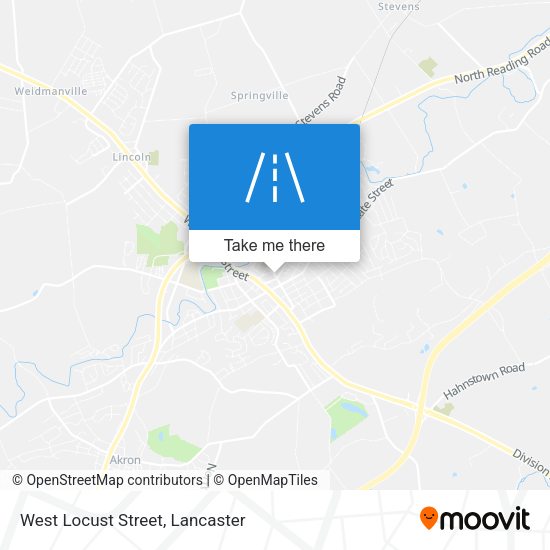 Mapa de West Locust Street