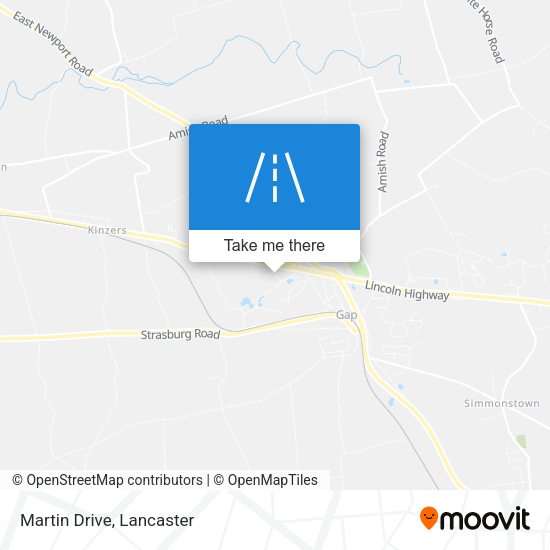 Mapa de Martin Drive