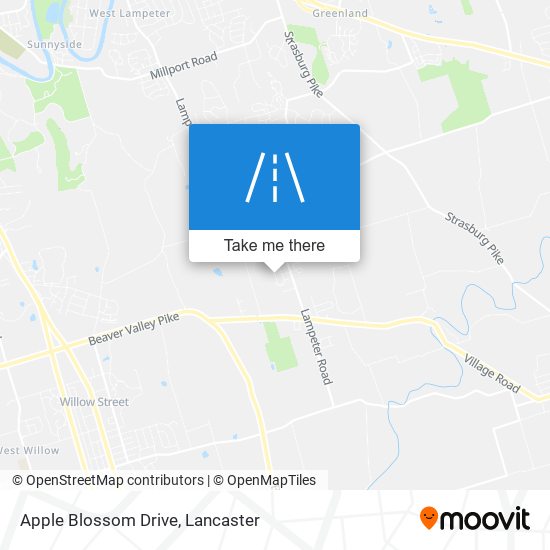 Apple Blossom Drive map