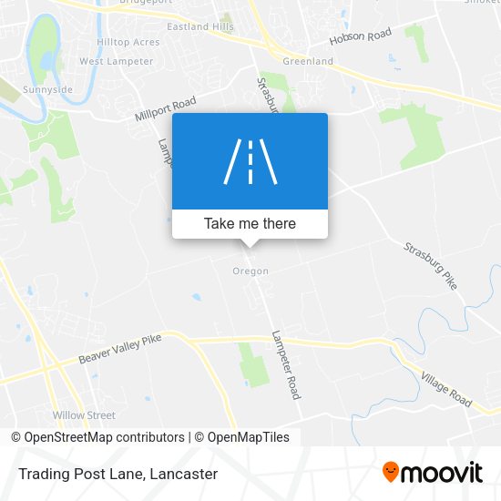 Trading Post Lane map