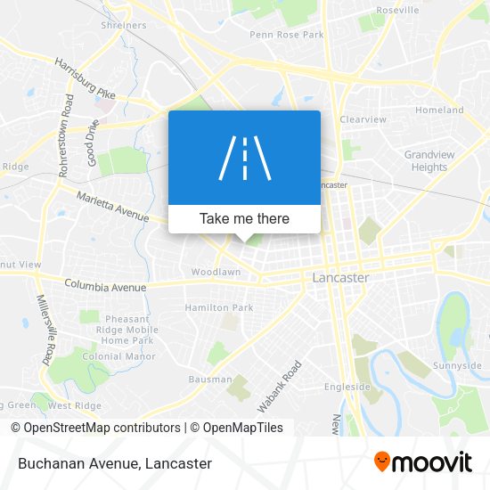 Mapa de Buchanan Avenue
