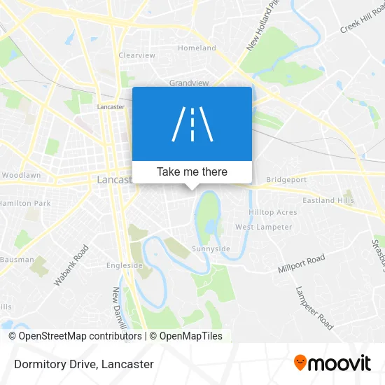 Dormitory Drive map