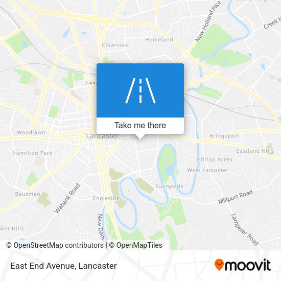 Mapa de East End Avenue