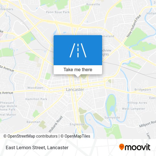 Mapa de East Lemon Street