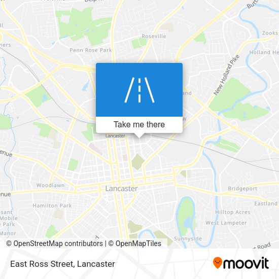 Mapa de East Ross Street