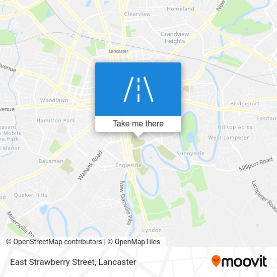 Mapa de East Strawberry Street