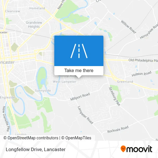 Longfellow Drive map