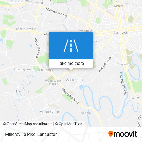 Millersville Pike map