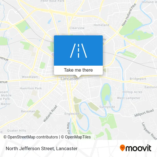 Mapa de North Jefferson Street