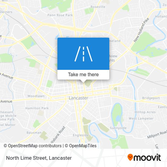 North Lime Street map