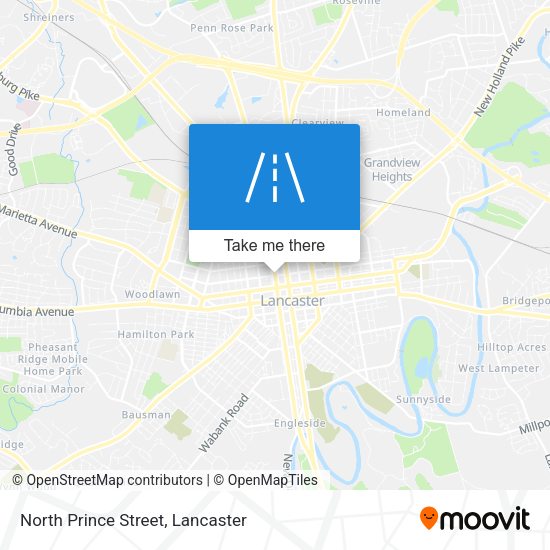 Mapa de North Prince Street