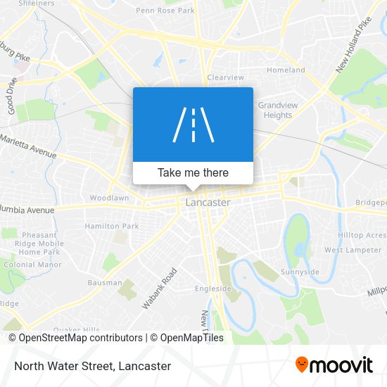 North Water Street map