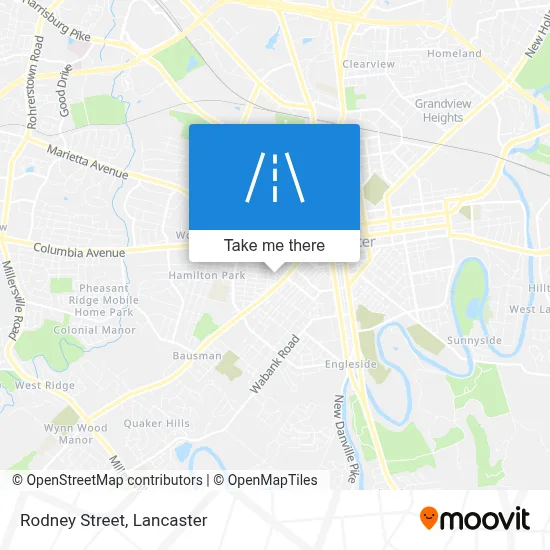 Rodney Street map