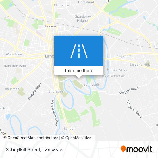 Schuylkill Street map