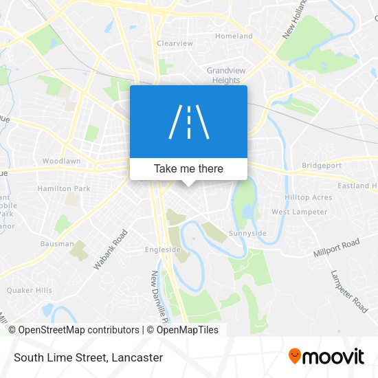 South Lime Street map