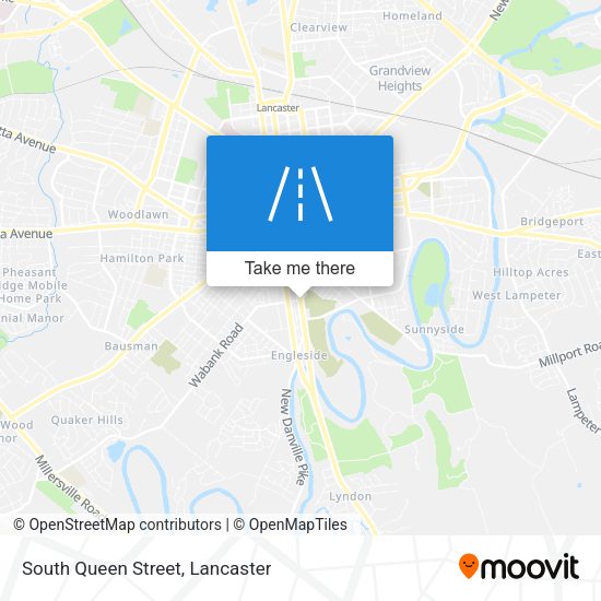South Queen Street map